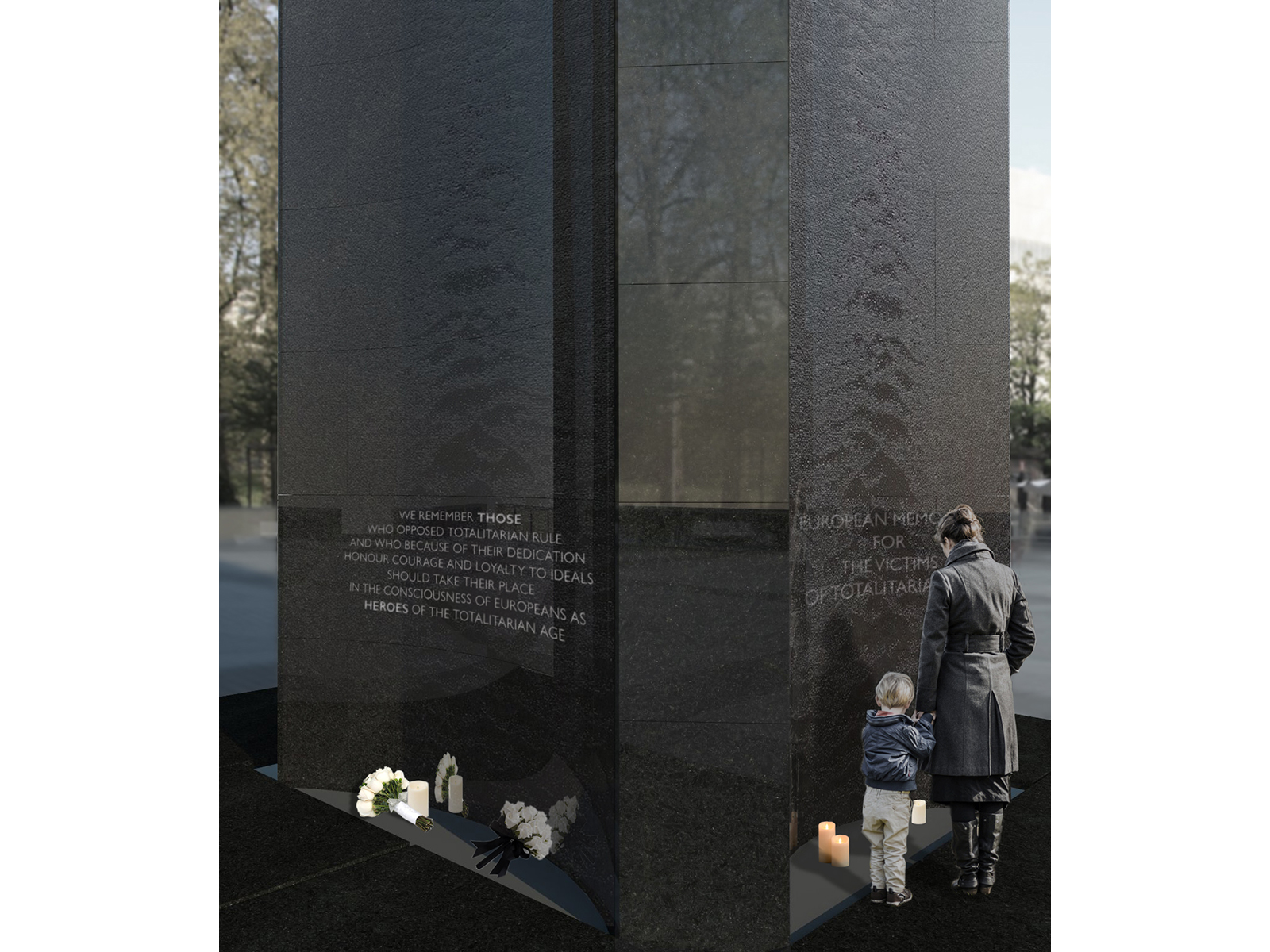 PAN-EUROPEAN MEMORIAL FOR THE VICTIMS OF TOTALITARIANISM Detail 4